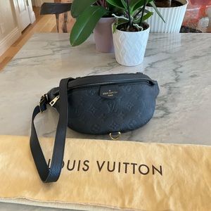 Gorgeous Louis Vuitton Empreinte Noir Bumbag